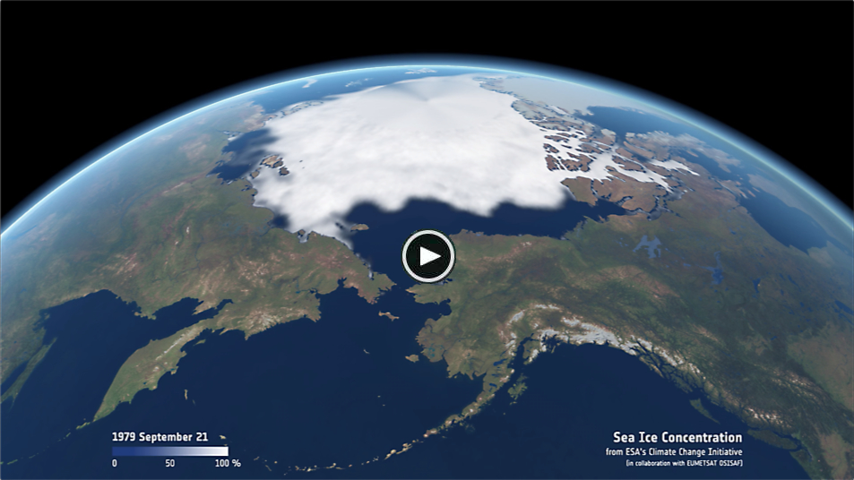 Sea Ice Minima 3D